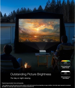 Проєктор Epson EF-21R FHD, 1000 lm, LASER, 1, Google TV, Quartz Rose V11HB35240