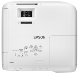 Проєктор Epson EB-FH54 FHD, 4100 lm, 1.3-2.09, Miracast, Apple AirPlay 2 V11HB59042