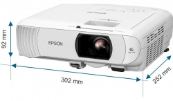 Проєктор домашнього кінотеатру Epson EH-TW840 FHD, 4000 lm, 1.21-1.45, WiFi V11HB63042