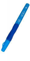 Ручка кулькова для правші з гумовим грипом, синій, дисплей ZiBi ZB.2000-01