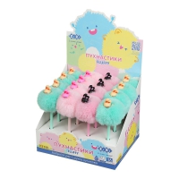 Ручка кулькова, Fluffy Rabbit, 0,7 мм, синя ZiBi ZB.2003