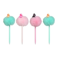 Ручка кулькова, Fluffy Rabbit, 0,7 мм, синя ZiBi ZB.2003