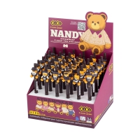 Ручка кулькова автоматична, Bear Suit, 0,7 мм, синя ZiBi ZB.2104