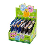 Ручка кулькова автоматична, Space Team, 0,7 мм, синя ZiBi ZB.2108