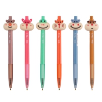 Ручка кулькова автоматична, Smilie, 0,7 мм, синя ZiBi ZB.2115