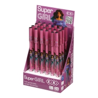 Ручка кулькова SUPER GIRL 0,5 мм, синя ZiBi ZB.2240