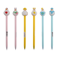 Ручка гелевая Пиши-стирай, Duck, 0,5 мм, синяя ZiBi ZB.2248