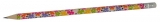 Карандаш графитовый FLOWERS HB, с резинкой, блистер (5 шт) ZiBi ZB.2300-5