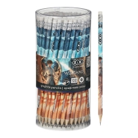 Олівець графітовий HB, ANIME, з гумкою, туба - 100 шт, KIDS Line ZiBi ZB.2324