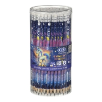 Олівець графітовий HB, UNICORN, з гумкою, туба - 100 шт, KIDS Line ZiBi ZB.2326