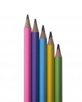 Олівець графітовий тригранний JUMBO HB, без гумки, туба (10 шт.) ZiBi ZB.2340-10