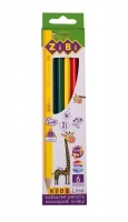 Кольорові олівці, 6 кольорів, KIDS LINE ZiBi ZB.2413