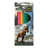 Олівці кольорові, 12 кольорів, DINO ZiBi ZB.2455
