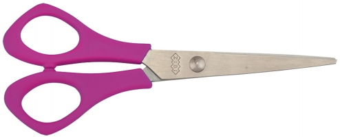 Ножницы детские для левши, 142мм, розовый ZiBi ZB.5002-10
