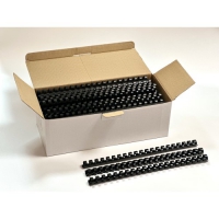 Пружини пластикові bindMARK 6 мм, чорні (100 шт.) (уп.) b43152