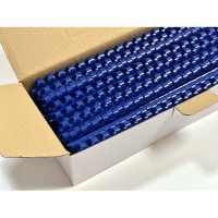 Пружины пластиковые bindMARK 6 мм, синие (100 шт) (уп.) b43153