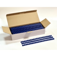 Пружины пластиковые bindMARK 8 мм, синие (100 шт) (уп.) b43203