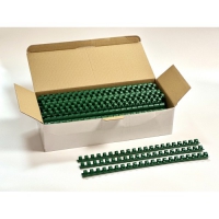 Пружины пластиковые bindMARK 10 мм, зеленые (100 шт.) (уп.) b43255