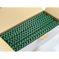 Пружины пластиковые bindMARK 10 мм, зеленые (100 шт.) (уп.) b43255