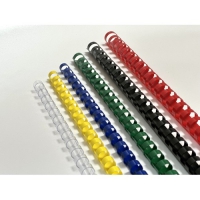 Пружины пластиковые bindMARK 12 мм, красные (100 шт.) (уп.) b43314