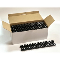 Пружины пластиковые bindMARK 16 мм, черные (100 шт.) (уп.) b43412