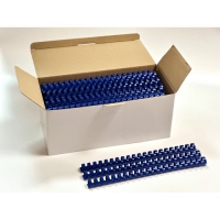 Пружины пластиковые bindMARK 19 мм, синие (100 шт.) (уп.) b43473