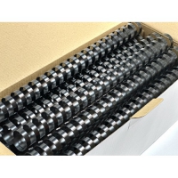 Пружины пластиковые bindMARK 25 мм, черные (50 шт) (уп.) b43602