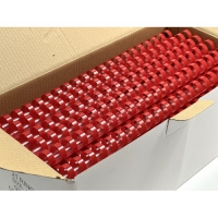 Пружини пластикові bindMARK 25 мм, червоні (50 шт) (уп.) b43604