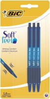 Ручка "Soft Feel Clic Grip", синя, 3шт в блістері BIC bc837396