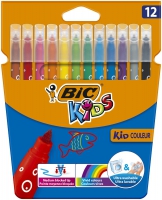 Фломастери "Kid Coleour", 12 кольорів BIC bc9202932
