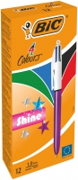 Ручка "4 in 1 Colours Shine Purple", фиолетовая BIC bc982876