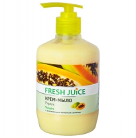 Крем-мило рідке FRESH JUICE 460 мл зі зволожуючим молочком авокадо Papaya Fresh Juice e.14591