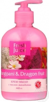 Крем-мыло жидкое FRESH JUICE 460 мл Frangipani&Dragon fruit Fresh Juice e.23326