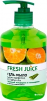 Гель-мило рідке FRESH JUICE 460 мл Green Tangerine&Palmarosa (зеленый мандарин и пальмароза) Fresh Juice e.37217