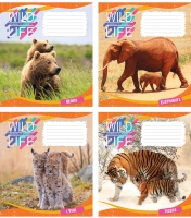 Зошит 12 арк. (клітинка), 2821к "Wild Life" Мрії збуваються ТА5.1211.2821к