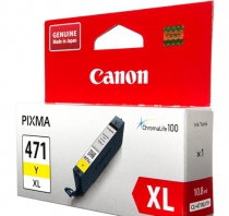 Картридж Canon CLI-471Y XL PIXMA MG5740/MG6840 Yellow 0349C001