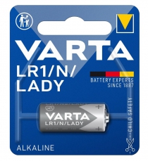 Батарейка Varta лужна LR1(910А, MN9100)  блістер, 1 шт 04001101401