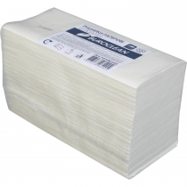 Полотенца бумажные целлюлозные V-образные.,200шт., Buroclean 2-х слойные, белый 10100105