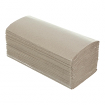 Рушники паперові макулатурні V-подібні.,200шт., сірі BUROCLEAN. Buroclean 10100106_K