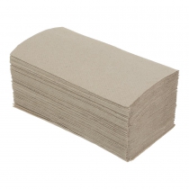 Рушники паперові макулатурні V-подібні.,200шт., сірі BUROCLEAN. Buroclean 10100106_K