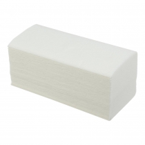 Рушники целюлозні V-подібні, 150шт, 23х21 см, 2-х сл., білі, Buroclean Eurostandart 10100109