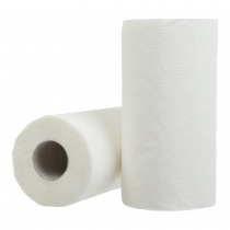 Рушник  целюлозний, 2 рул., на гільзі, 2-х сл., білий, Buroclean Eurostandart 10100402