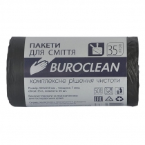 Пакеты для мусора 35л/50шт, черные BuroClean ECO Buroclean 10200015