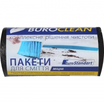 Пакети для сміття 35л/50шт, міцні, чорні BuroClean EuroStandart Buroclean 10200016