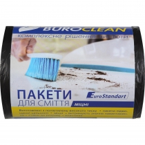 Пакети для сміття 35л/100шт, міцні, чорні BuroClean EuroStandart Buroclean 10200022