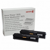 Картридж Xerox PH3020/WC3025 Black (2*1500 стр) Двойная упаковка 106R03048