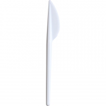 Нож одноразовый, белый, 2,1 г, 100шт/уп Buroclean 1080241