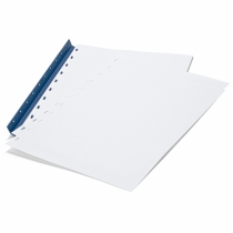 Пластини Press-binder 17мм біл, уп/50 1470710