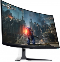 Монітор DELL 31.6" AW3225QF 2xHDMI, DP, USB, QD-OLED, 3840x2160, 240Hz, 0.03ms, DCI-P3 99%, CURVED, G-SYNC, FreeSync, Pivot, HDR TrueBlack 400 210-BLLV