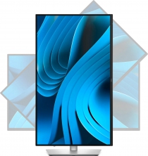 Монітор DELL 27&quot; P2725DE HDMI, 2xDP, USB-C, RJ-45, IPS, 2560x1440, 100Hz, sRGB 99%, Pivot 210-BQSZ